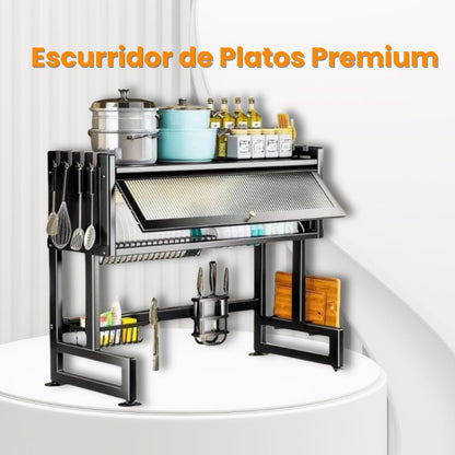 🧡 ¡OFERTA LIMITADA! 50% DE DESCUENTO – ESCURRIDOR DE PLATOS PREMIUM