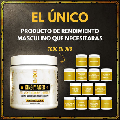 King Maker – El Secreto Natural para Hombres con Más Vitalidad