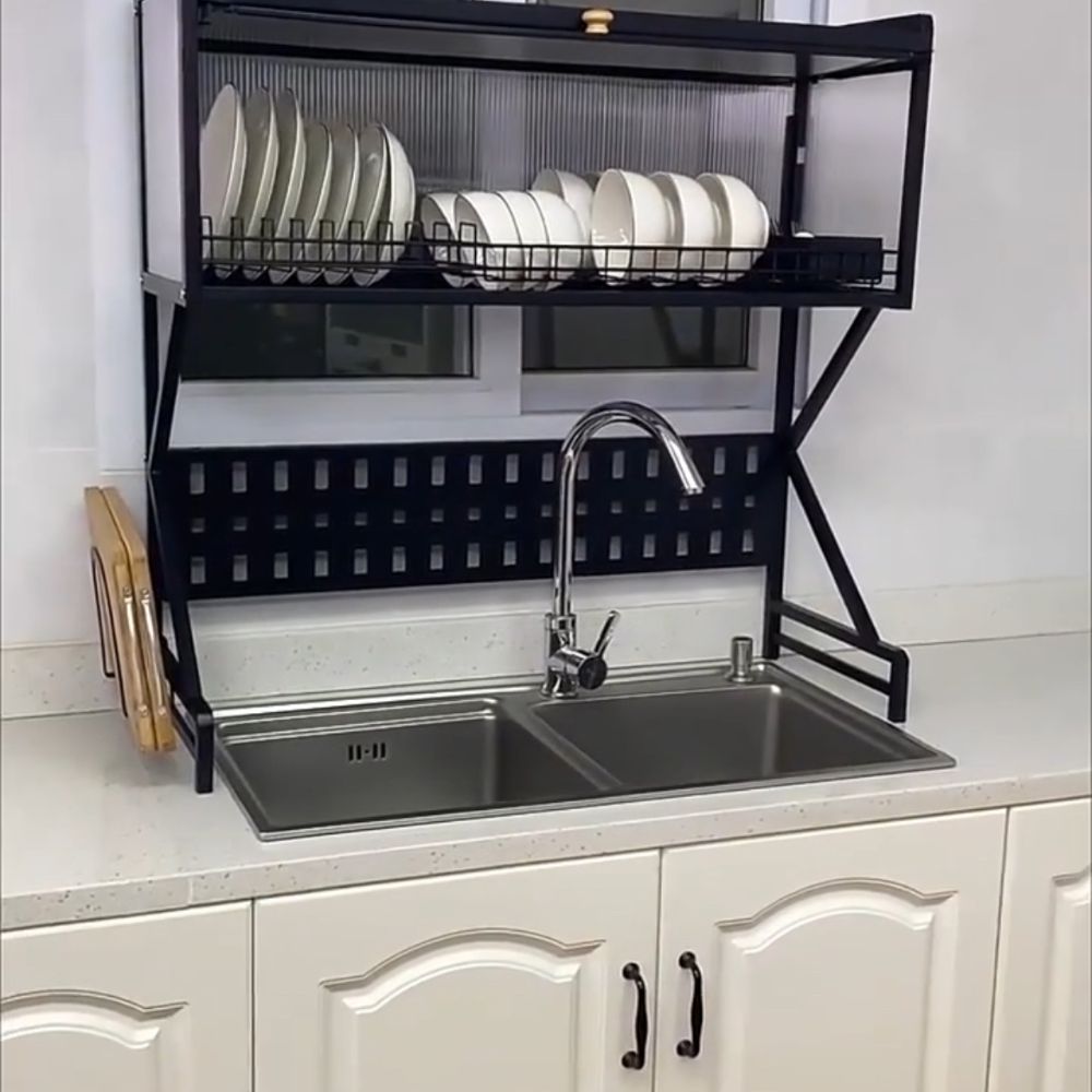 🧡 ¡OFERTA LIMITADA! 50% DE DESCUENTO – ESCURRIDOR DE PLATOS PREMIUM