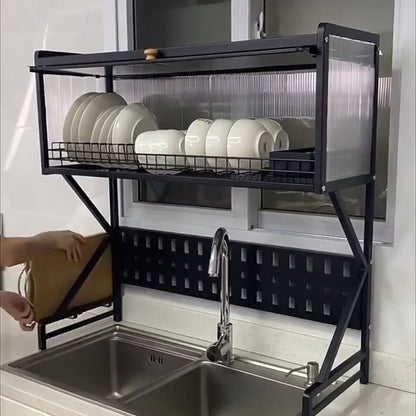 🧡 ¡OFERTA LIMITADA! 50% DE DESCUENTO – ESCURRIDOR DE PLATOS PREMIUM