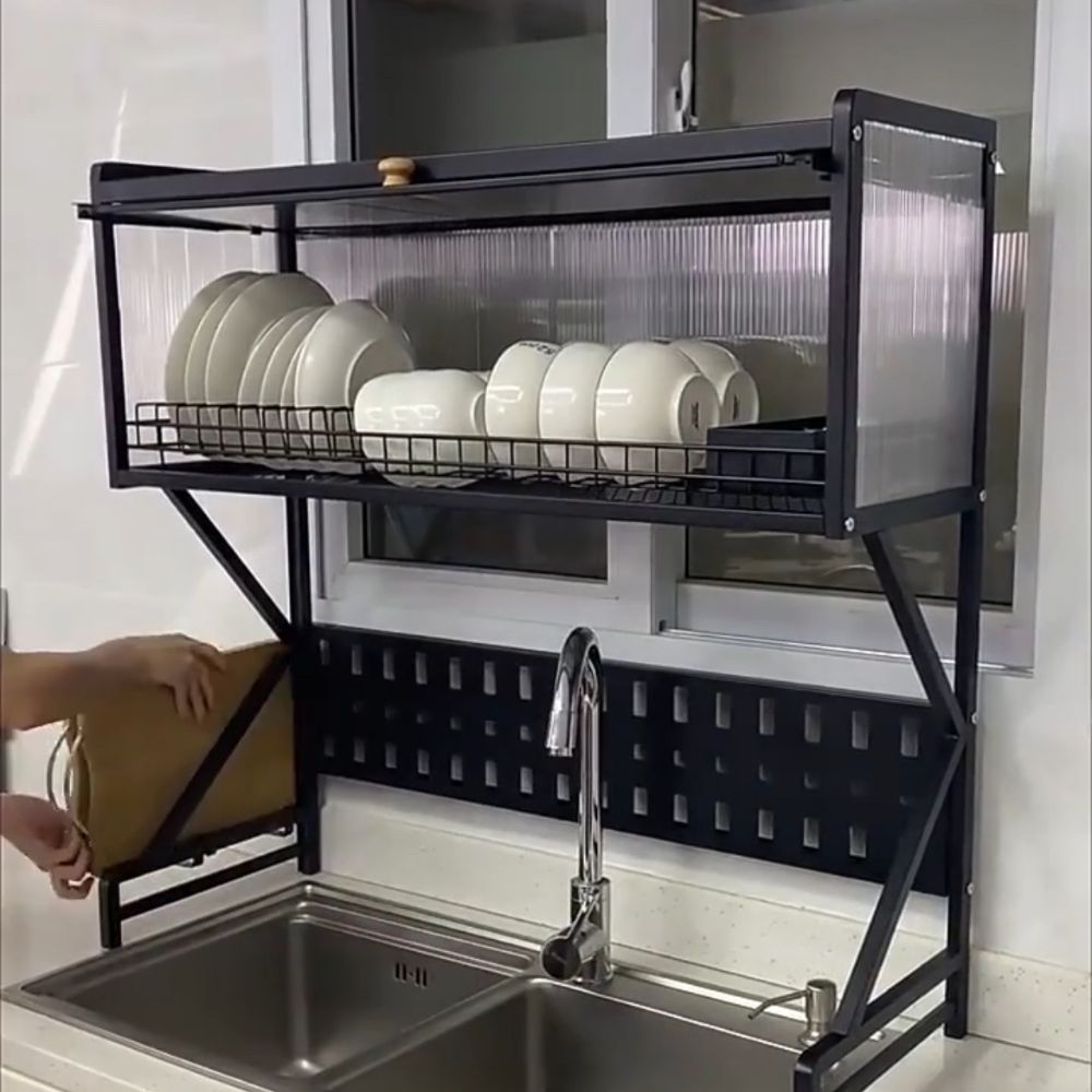 🧡 ¡OFERTA LIMITADA! 50% DE DESCUENTO – ESCURRIDOR DE PLATOS PREMIUM